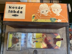 Kosárlabda retro játék, eredeti dobozában