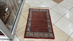 4564 AKCIÓ Hindu Mir kézi gyapjú perzsa szőnyeg 60X90CM