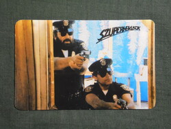 Kártyanaptár,MOKÉP,mozi,Bud Spencer és Terence Hill,Szuperhekusok film, 1989   (8)