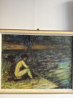 Tóvári Tóth István (1909-2004) Vízparton