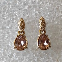 Akció! Eredeti jelzett használt Swarovski Lime fülbevaló