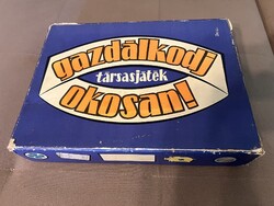 Gazdálkodj okosan! - társasjáték - 80-as évekből