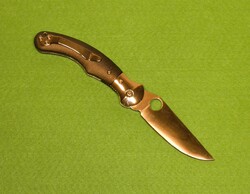 Spyderco Hungarian Folder, gyűjteményből. Kés, bicska, tőr, borotva. VÁGATLAN! ÚJ!