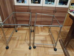 ÁRON ALUL 2 db  RETRÓ ZSÚRKOCSI ,KISASZTAL STB ELEMEIRE SZEDHETŐ IGY POSTÁZNI IS KÖNNYŰ LEÍRÁSBAN