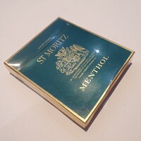 Retro ritka régi bontatlan St. Moritz szivarka cigaretta dohány trafikárú szocreál