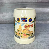 Budweiser Budvar Zalozeno kerámia söröskorsó