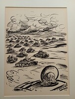 Frans Masereel (1889–1972)  fametszete.A Haláltánc 5
