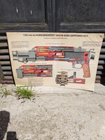 Extremely Rare Old Military 1943M Weapon Information Sign