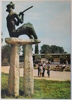 Képeslap, Tihany,  Kerényi Jenő "Tihanyi legenda" "Faun" 1971 (P15)