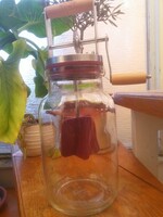 Kilner vaj köpülő 2 literes üveggel
