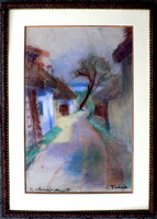 R Csiszár Margit 1900-1992 , Tabán,  Eredetiség igazolással Számlával