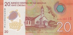 20   Cordobas  2014  Nicaragua   A képen látható Szép Új állapotban