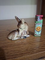 Porcelán fekvő őz, őzike figura. Hibátlan.