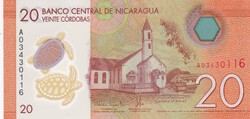 20   Cordobas  2014  Nicaragua   A képen látható Szép Új állapotban