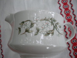 Alföldi porcelán csillagvirágos kiöntő és cukortartó