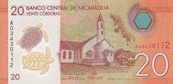 20   Cordobas  2014  Nicaragua   A képen látható Szép Új állapotban
