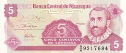 5  Centavo  Nicaragua   A képen látható Szép Új állapotban
