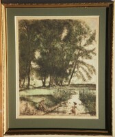 (K) Varga Nándor Lajos (1895-1978) : Vízparton