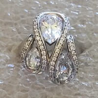 Hatalmas ezüst gyűrű 17.5mm (55) arculat 2.5cm
