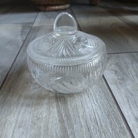 Beautiful Old Glass Snack Box (10x11 cm)