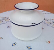 Régi zománcozott ételhordó felső elemei (pótlásnak esetleg) 16 cm