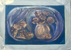 Csendes ragyogás,Silent Radiance 70x50 cm. Prima díjasművész alkotása, Károlyfi Zsófia (1952-)