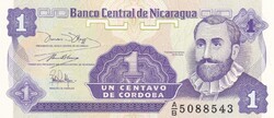 1  Centavo  Nicaragua   A képen látható Szép Új állapotban
