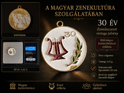 A Magyar Zenekultúra Szolgálatában 30 év – zománcozott jelvény, 1960–70-es évek