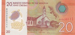 20   Cordobas  2014  Nicaragua   A képen látható Szép Új állapotban