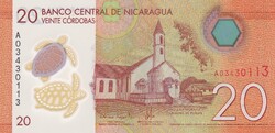 20   Cordobas  2014  Nicaragua   A képen látható Szép Új állapotban