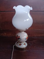 Vintage Lumet Poznan porcelán éjjeli lámpa 28cm