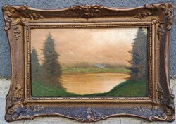 Szepesi-Kuszka Jenő (1885-1948) : Tátrai táj