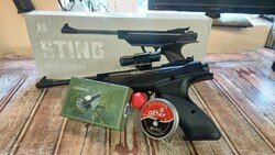 RGun Sting 4,5mm légpisztoly szett + Lézer+Lövedék!