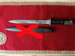 Német K98 szurony Eredeti Wehrmacht bajonett WW2