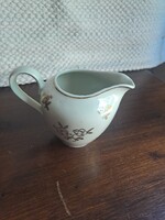 GKC Bavaria aranyozott porcelán tejszínes kiöntő – 9 cm, Hibátlan!