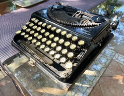 Antik Remington Portable amerikai régi táska írógép