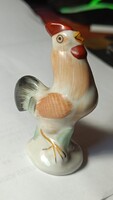 Aquincum Budapest porcelán mini kakasfigura – 7 cm