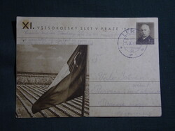 Képeslap,Csehország,Prága,1948-as prágai XI. Všesokolský slet (Sokol-találkozó), 1948-