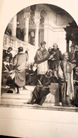 1900 LITOGRÁFIA - HELIOGLAVŰR LOTZ KÁROLY : ISTVÁN KIRÁLY KORABELI HÁRTYAPAPÍRRAL VÉDETT KÉP