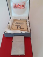 Vintage Hadson TL öngyújtó – Újszerű, gyári dobozában, papírjaival (Made in Japan)