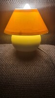 Vintage retro kerámia éjjeli lámpa / kislámpa búrával – Hangulatvilágítás (14 cm)