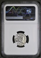 Ókori görög ezüst didrachm — Calabria, Taras (Tarentum), i.e. 302-280 — NGC AU tanúsítvánnyal