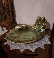 Antik Zsolnay eozin csodás kínáló! 42x25cm!