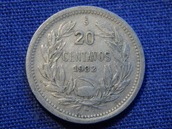 Chile 20 Centavos 1932