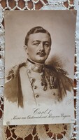 1916 UTOLSÓ MAGYAR KIRÁLY IV. KÁROLY KORABELI FOTO FOTÓLAP HABSBURG URALKODÓ