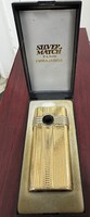 Vintage Silver Match Paris „Embajador” öngyújtó – eredeti dobozában