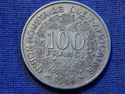 Nyugat Afrikai Államok 100 Francs 1968
