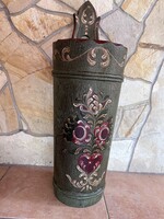 Hand-painted umbrella stand Voglauer Anno 1800 Altgrün