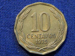 Chile 10 Centavos 1975