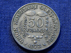 Nyugat Afrikai Államok 50 Francs 1972